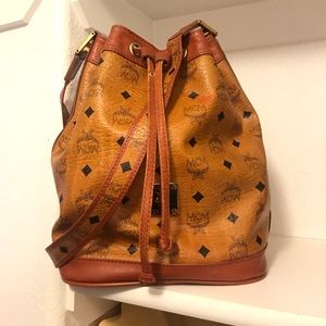 Authentic MCM bucket bag